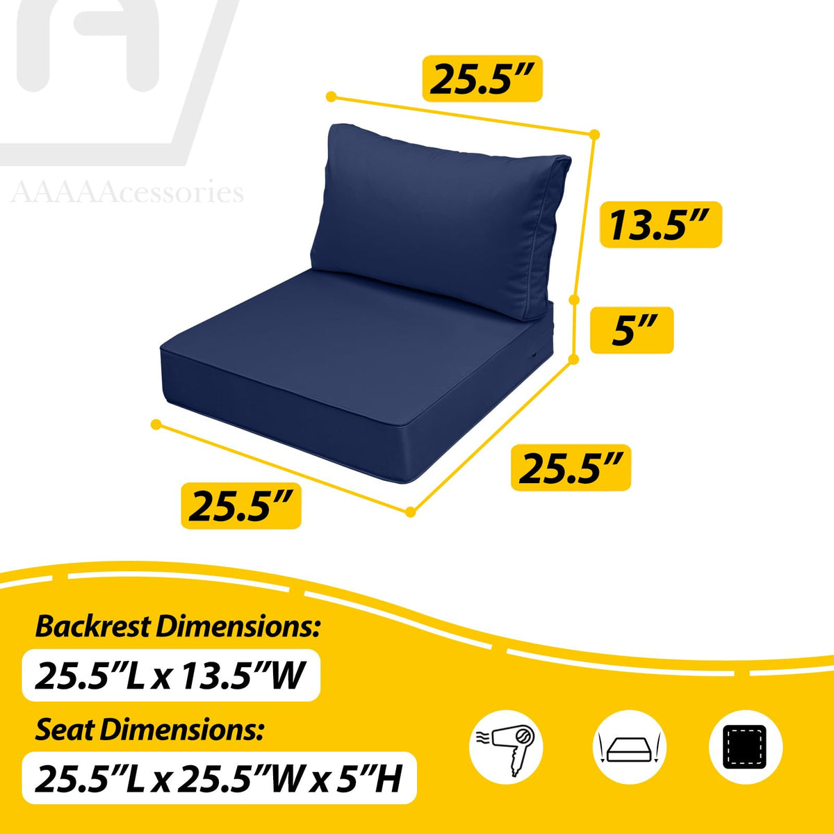 AAAAAcessories foam seat close-up highlighting soft support