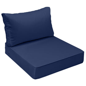 AAAAAcessories navy outdoor seat cushion front view enhances patio comfort