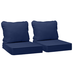 AAAAAcessories navy outdoor seat cushion with soft foam for comfortable seating