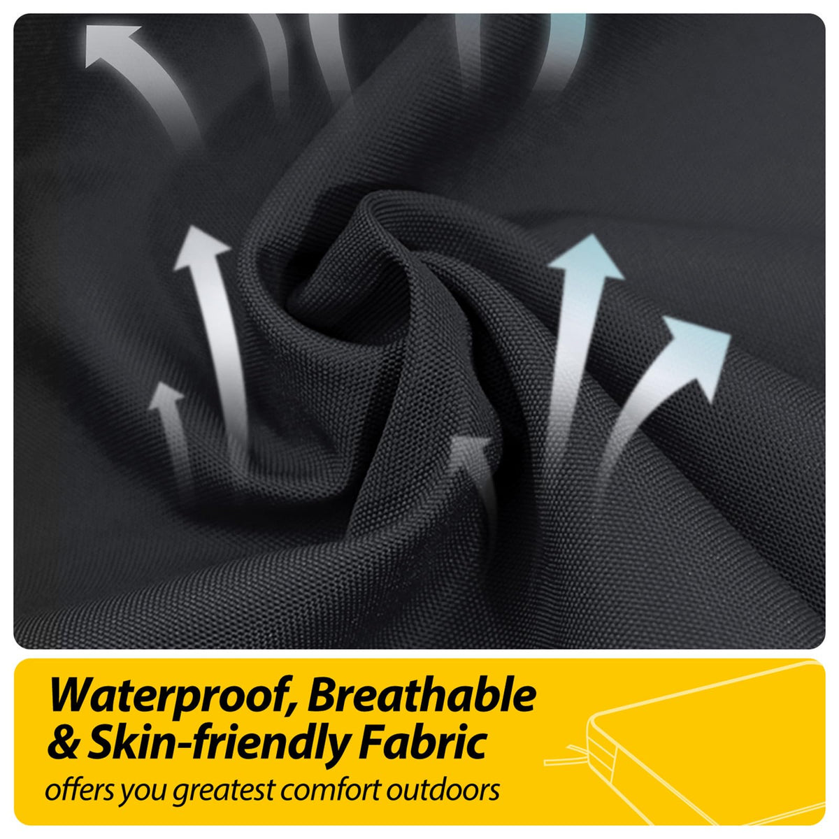 AAAAAcessories cushions use high-resilience foam for soft, supportive seating.
