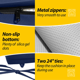 AAAAAcessories cushions with hidden zipper for easy cleaning
