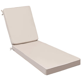 AAAAAcessories outdoor chaise lounge cushions sandstone beige for enhanced outdoor comfort.