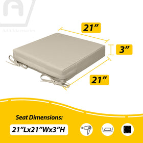Cushions arrive compressed and expand after 24 hours