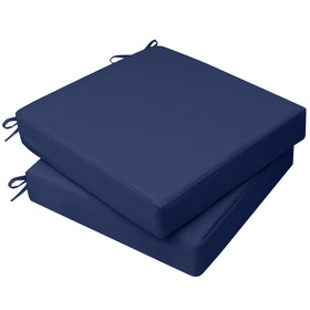 AAAAAcessories navy blue outdoor chair cushion for comfortable dining seating