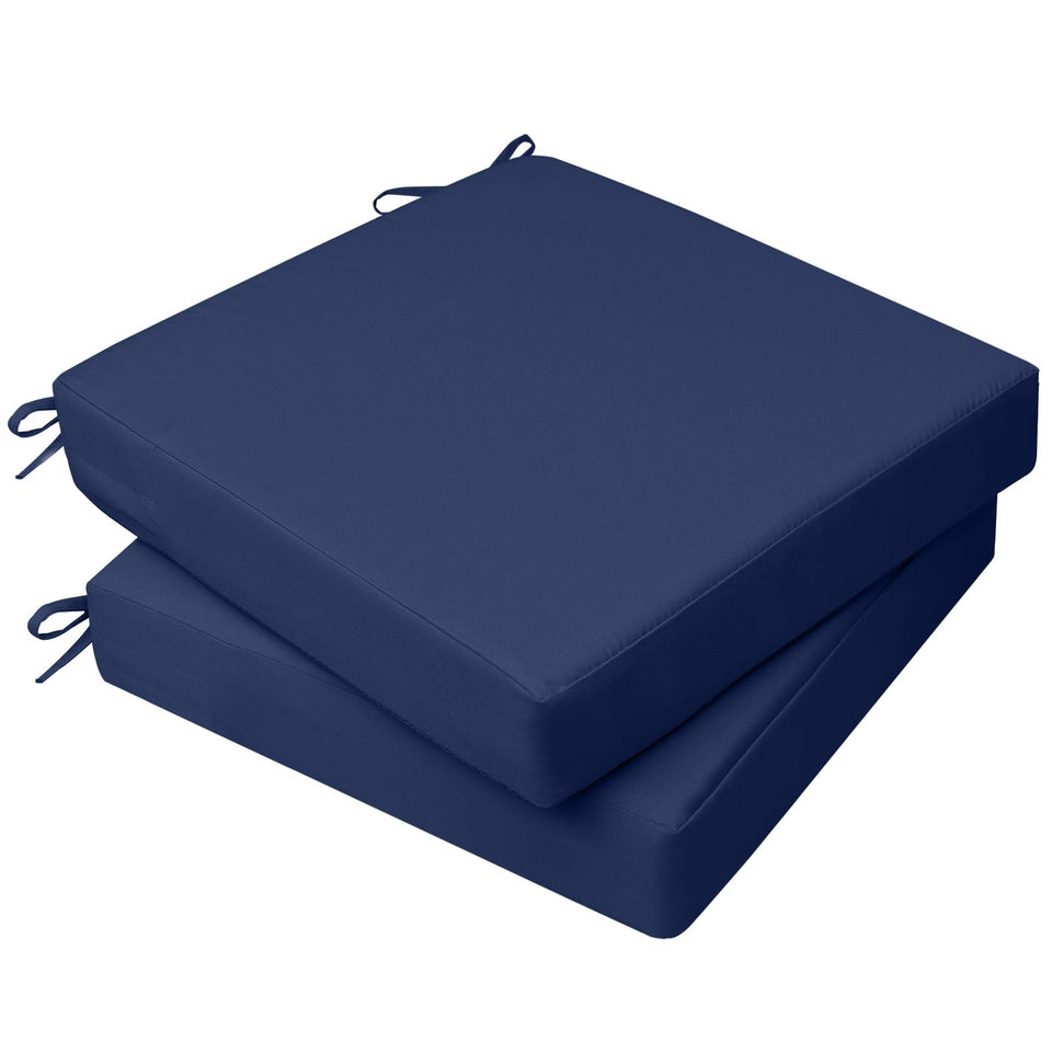 AAAAAcessories navy blue outdoor chair cushion for comfortable dining seating