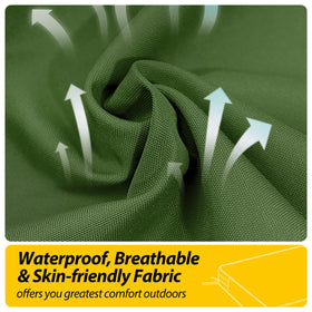 AAAAAcessories Cushions with non-slip bottom stay in place on outdoor furniture