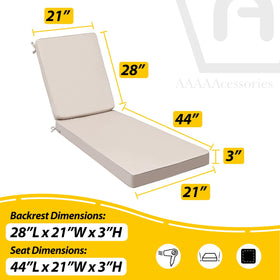 AAAAAcessories seat cushion foam provides soft, supportive seating.