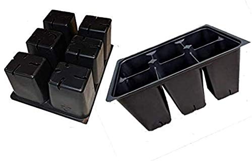 AAAmercantile seed starter trays 600 deep cells closeup for stronger root development.