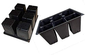 AAAmercantile seed starter trays 600 deep cells closeup for stronger root development.