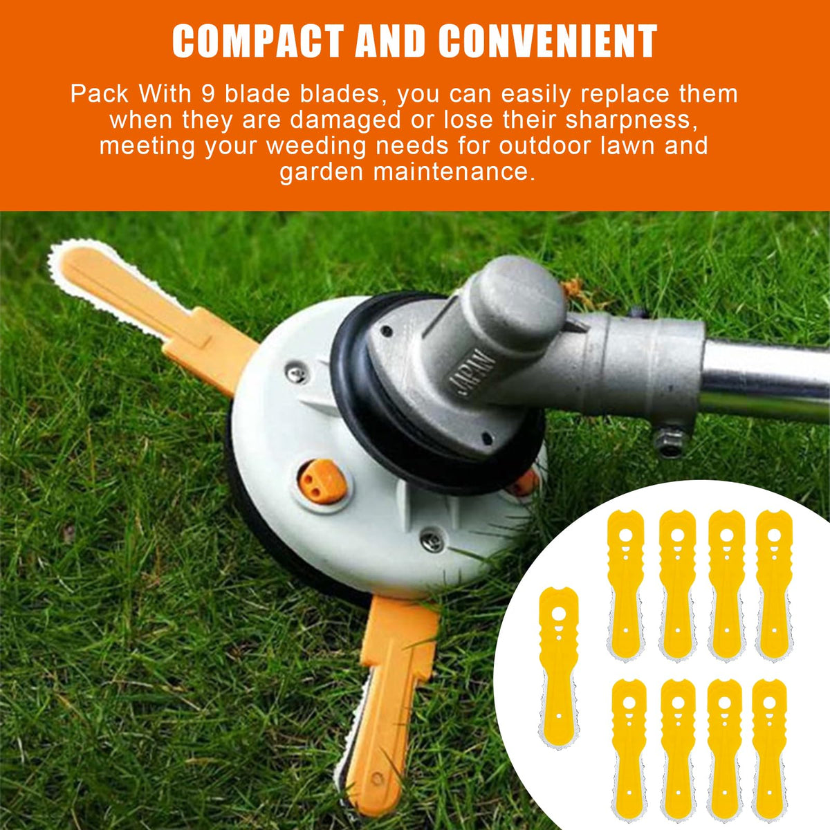 AAAQQ durable steel blades ideal for long lasting garden trimming