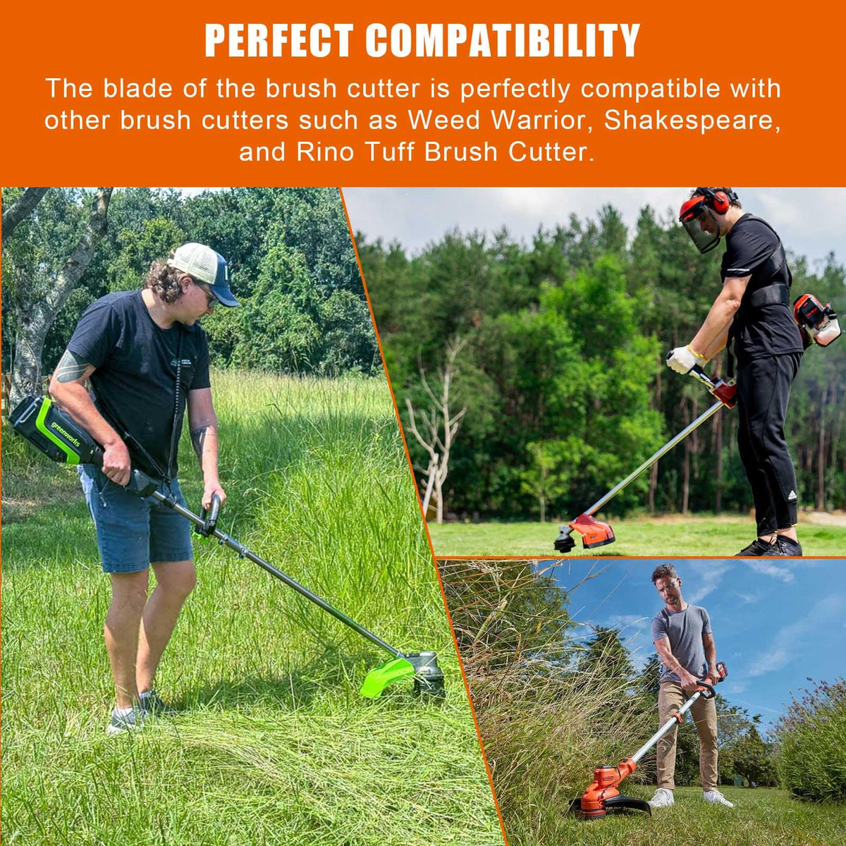 AAAQQ nine blades pack for reliable outdoor maintenance