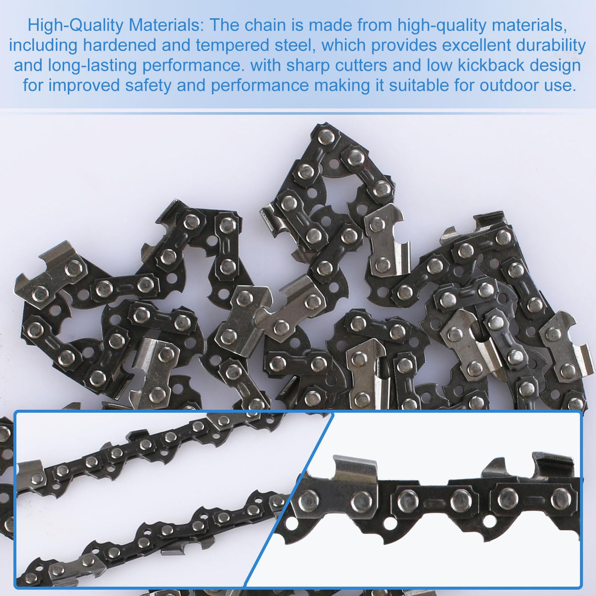 AAAQQ Echo CS-3510-compatible chain ready for pruning and wood cutting.
