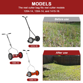 AAAQQ GC91416 catcher grass simple assembly and secure attachment.
