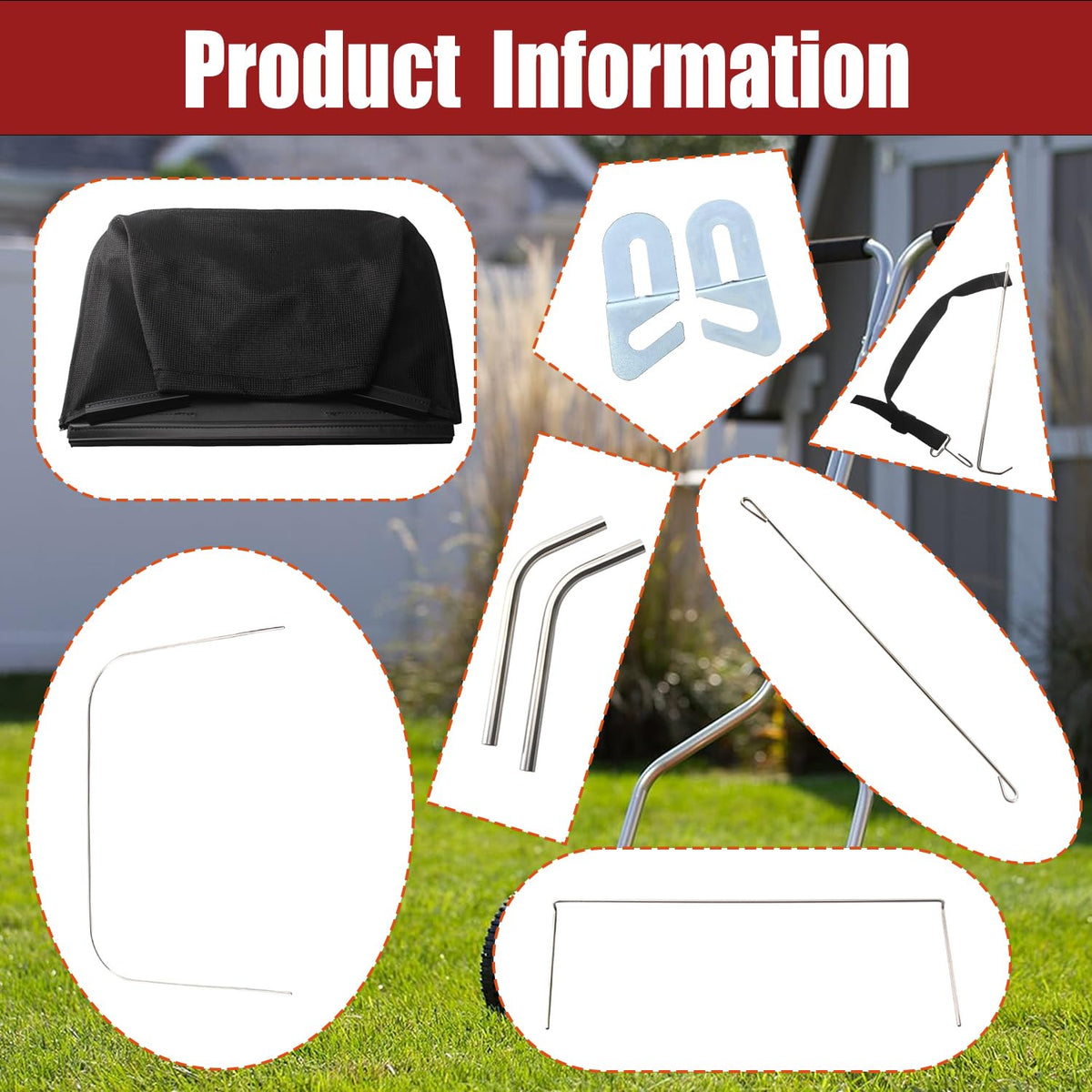 AAAQQ GC91416 catcher grass durable frame and materials endure outdoor use.