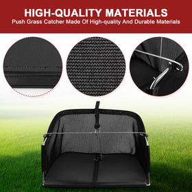 AAAQQ GC91416 catcher grass easy-to-clean design helps maintenance.