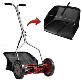 AAAQQ GC91416 catcher grass yard cleanup keeps lawn tidy after mowing.