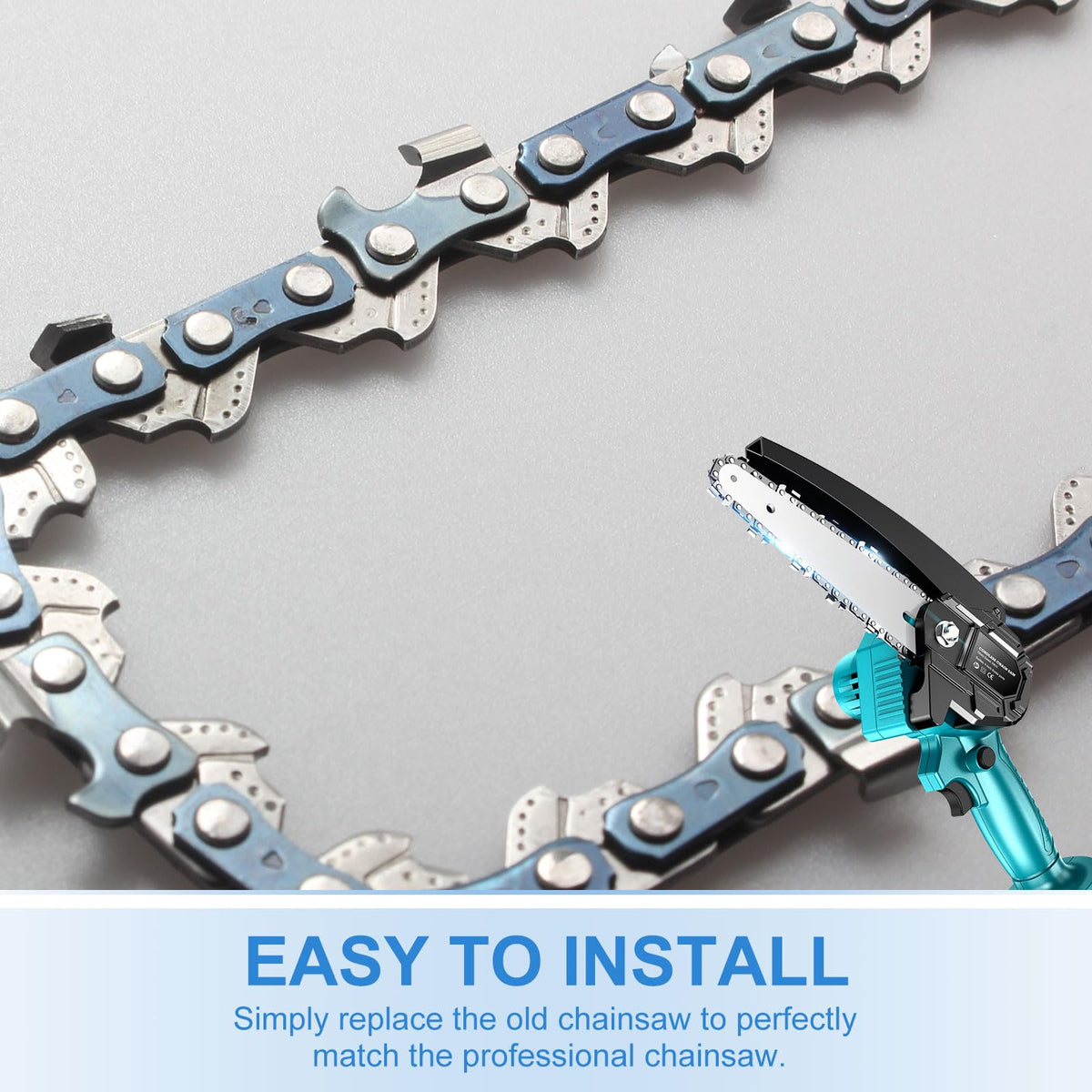 AAAQQ three pack replacement chains illustrating value and downtime reduction