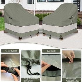 Aacabo air vents help prevent condensation and keep furniture dry.