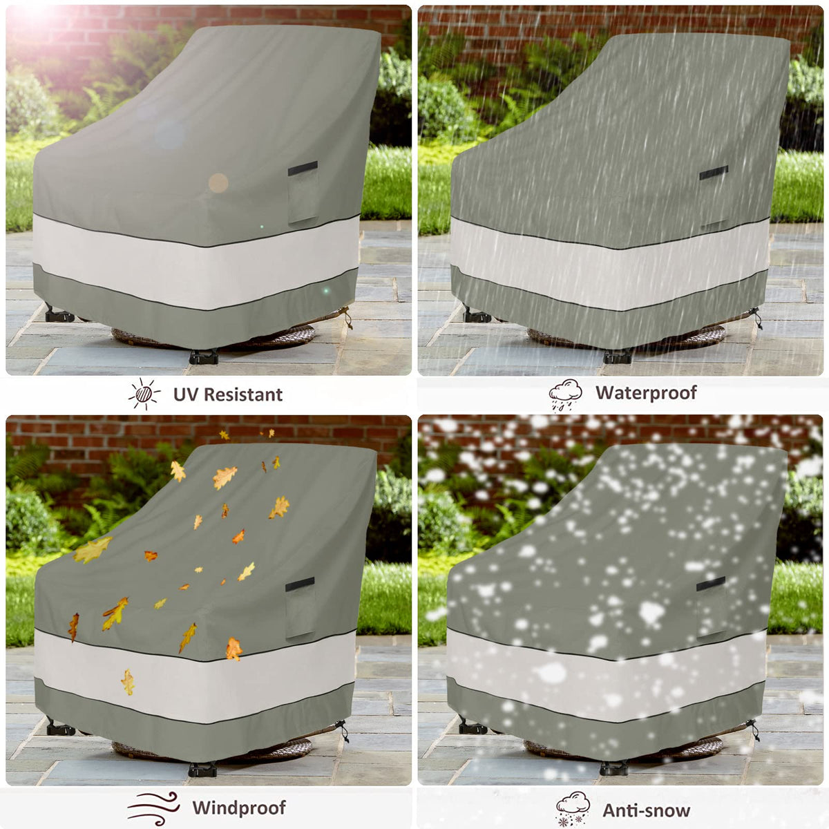 Aacabo easy clean fabric lets you hose off dirt