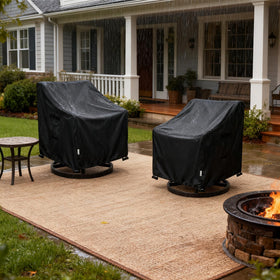 Aacabo durable outdoor cover protecting cushions from rain and sun exposure