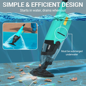 Aaculpet lightweight design reduces effort during pool cleaning sessions.