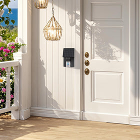 Aaeytby all-in-one doorbell mount panel simplifies exterior wiring