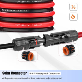 AAKL outdoor-ready PV wire rated for UV and temperature resistance