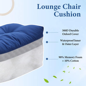 Aarcinhke cushion secured on chair with non-slip back and straps