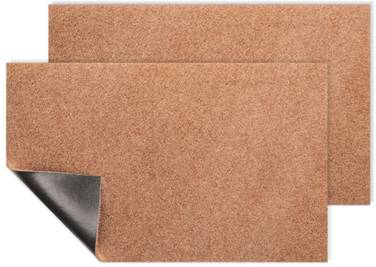 AAZZKANG two outdoor door mats in brown for entryways with non-slip grip