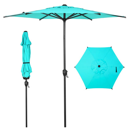 Abba Patio 7.5ft Lyon umbrella set up for quick shade outdoors.