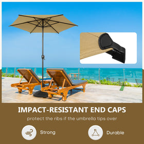 Abba Patio Lyon vented canopy promotes airflow and rain protection.