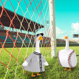 Keeps outdoor goose character lively through multiple celebrations.