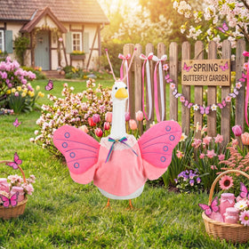 Abbylike easy-on-off goose costume for simple seasonal changes