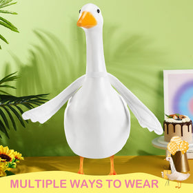 Abbylike white wavy-edge wings for porch, enhances outdoor yard display.