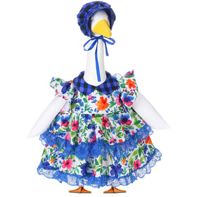Abbylike spring goose dress adds seasonal charm to your garden statue