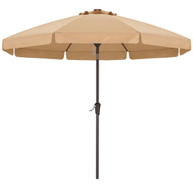 ABCCANOPY 10ft scalloped umbrella seen from top view providing wide shade