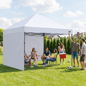 ABCCANOPY Easy Pop Up Canopy interior, spacious for four to five chairs