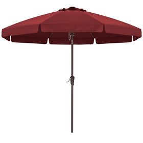 ABCCANOPY 9ft scalloped umbrella top view for shaded patio or poolside.