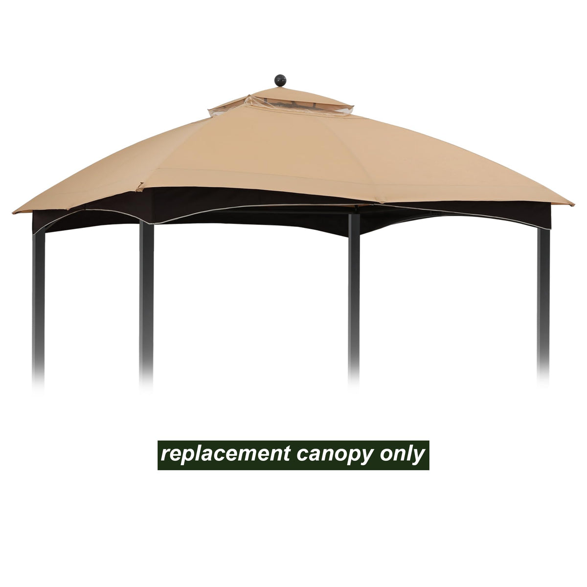 ABCCANOPY beige canopy close-up showing durable stitching and fabric