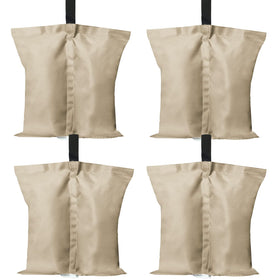 ABCCANOPY canopy weights beige pack with secure strap for windy stability.