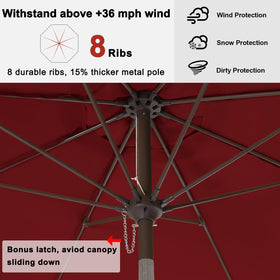ABCCANOPY fiberglass ribs demonstrating strength and wind stability.