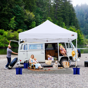 ABCCANOPY four-pack offers practical stability without sand