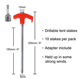 ABCCANOPY kit includes a nut driver for effortless setup.