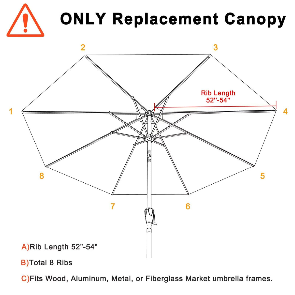 ABCCANOPY khaki canopy replacement; reinforced stitching and UV-protective fabric for outdoor use.