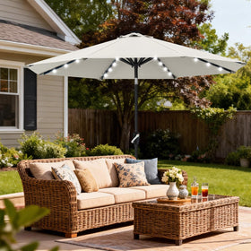 ABCCANOPY light beige canopy texture close-up for elegant outdoor décor