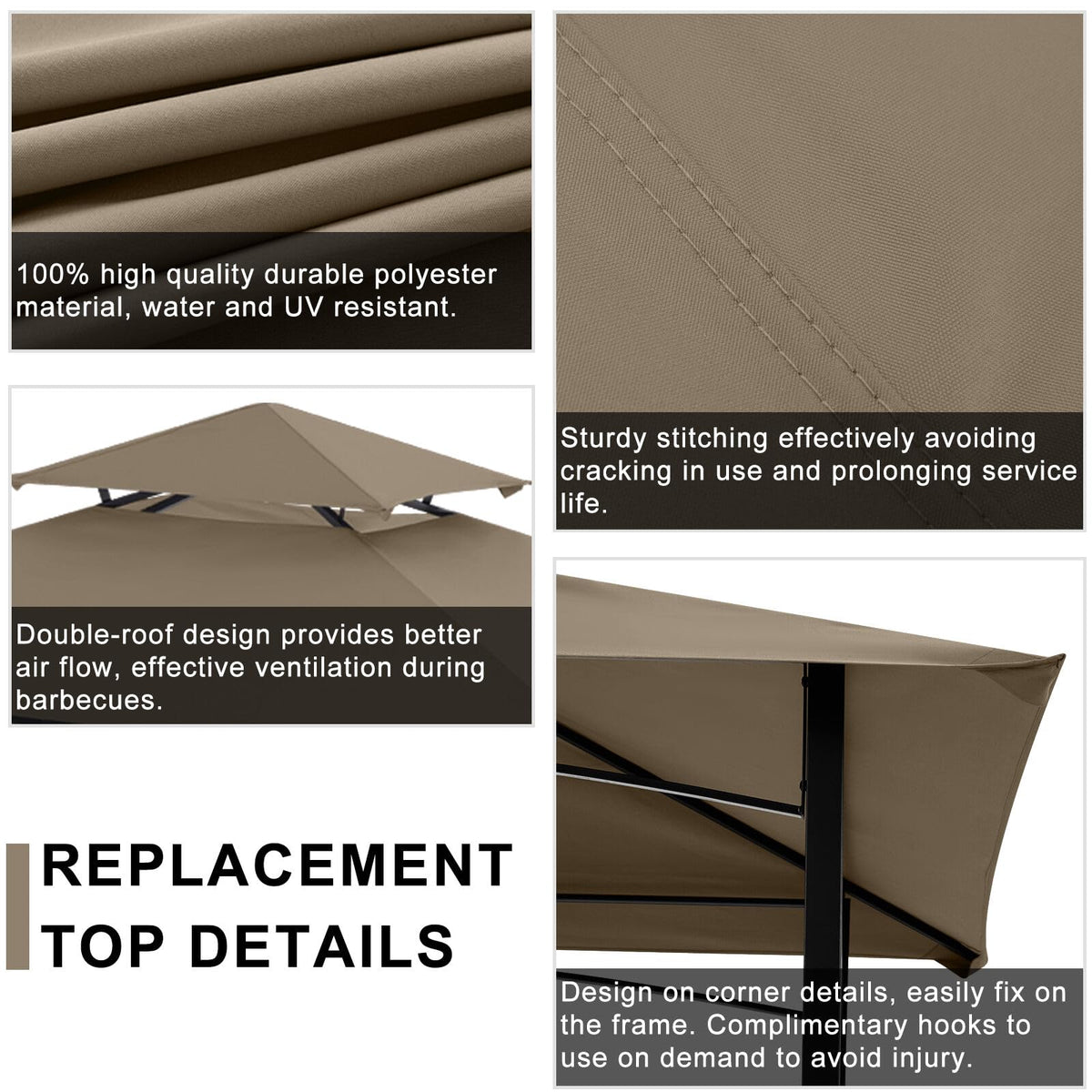 ABCCANOPY outdoor dining setup under canopy for comfortable meals