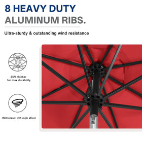 ABCCANOPY 1.5-inch pole fits 42–54 inch tables.