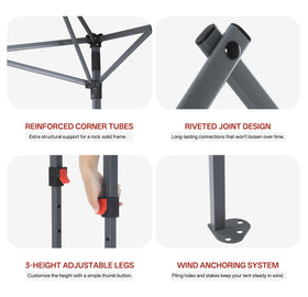 ABCCANOPY 500D polyester canopy fabric, UPF 50+ and waterproof