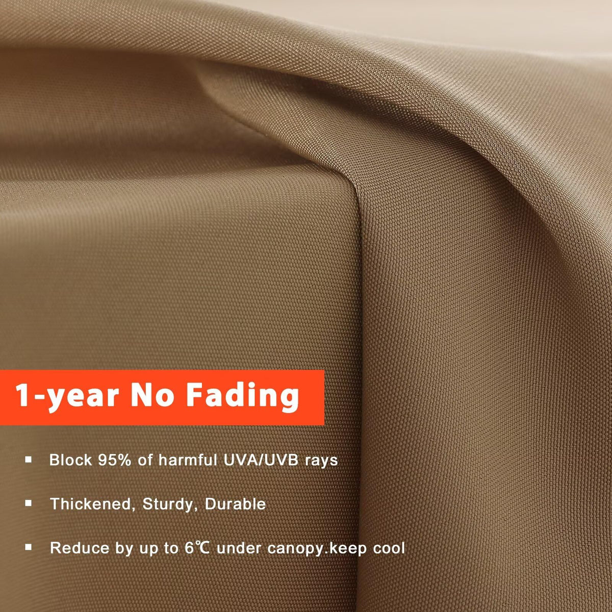 ABCCANOPY 9ft replacement canopy top fits 8-rib frames and is easy to swap.