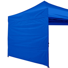 ABCCANOPY SunWall blue sidewall shields sun and rain for 10x10 pop-up canopies.